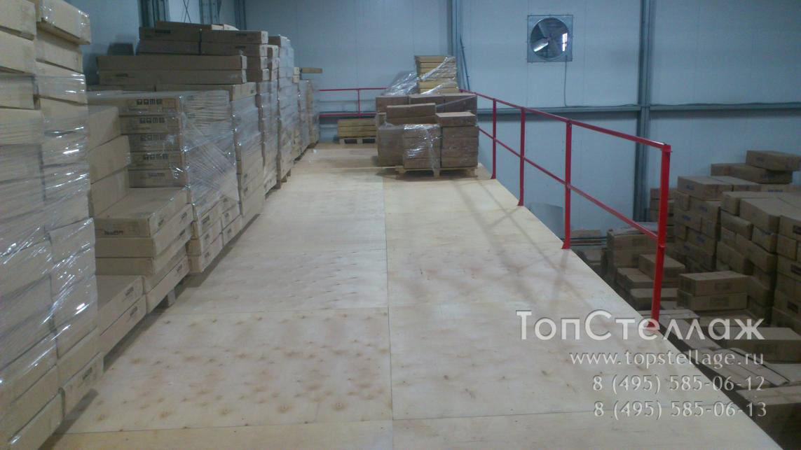 Мезонин, мезонинный стеллаж - ТопСтеллаж