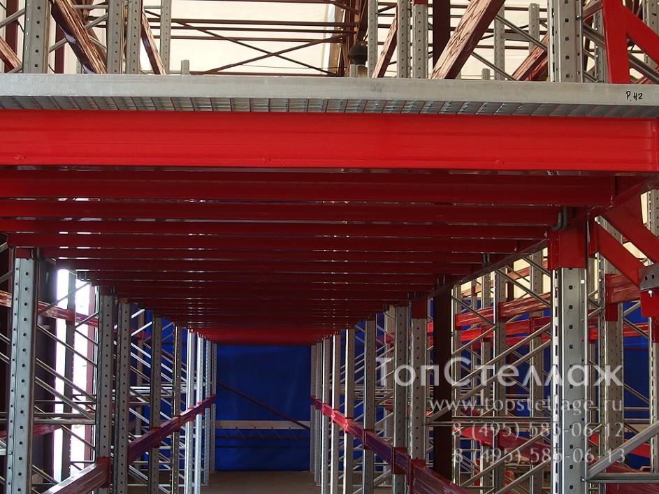 Мезонин, мезонинный стеллаж - ТопСтеллаж